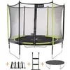 Kangui - Trampoline de jardin 305 cm + filet de sécurité + échelle + b...