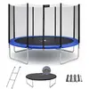 Kangui Trampoline rond Bleu Ø430cm avec filet échelle bâche et kit ancrage
