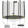Kangui - Trampoline rond Ø250cm avec filet, échelle, bâche de protection et kit d'ancrage - RALLI 250