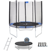 KANGUI Trampoline rond RALLI 250 - Avec filet, échelle, bâche de prote...