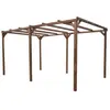HABRITA Pergola Thonon En Bois Thermo Chauffé Sans Couverture 14,80 M²