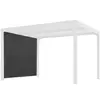 HABRITA Rideau pour pergola bioclimatique PER 3630 BI et PER 2430 BI a...