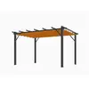 HABRITA Pergola 100% Aluminium Couleur Rouille 4,00 X 3,00 X 2,30 M - 12 M2