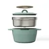 Pebbly - Cocotte  24cm Vert
