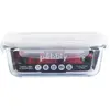 Pebbly PKV-024 Boite, Verre Borosilicate, Transparent, 18,5x13x5,5 cm