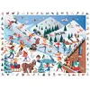 SentoSphère Puzzle 100 pièces - Calypto - Cherche et Trouve : Sports d'Hiver - Dessins animés et BD - Enfant - Mixte
