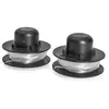 VITO Lot de 2 bobines de fil nylon pour coupe bordure 250W- 5m - diamètre 1.4mm