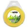 Fil nylon rond pour débroussailleuse - longueur 15m - diamètre 2mm Vito