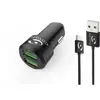 Chargeur allume-cigare COYOTE 2 USB + Câble droit