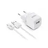 Chargeur secteur 12 Watts + Câble USB Type A Urban Factory Powee Blanc
