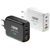 Chargeur secteur Urban Factory avec 1 port USB-C 65W + 1 Port USB-A 18...