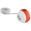 WATT&CO Multiprise Multimédia WATTBALL 2P 16A + 1P 6A + USB 2.1A  Rouge
