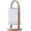 Lumisky Lampe enceinte bluetooth sans fil woody play Bois Bois H37CM