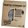 Lot de 10 pochettes extérieures rigides 33T