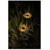 Decoration lumineuse solaire GALIX G4460 - Forme Tournesol - H44cm
