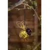 Lampe solaire Abeille - GALIX - 4 LED blanches - 8 heures d'éclairage ...