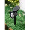 Spot solaire en plastique - 3 LED - Noir - GALIX
