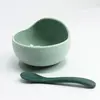 TROIS KILOS SEPT Coffret repas 2 pièces silicone bol et cuillère