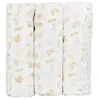 Trois Kilos Sept Lot de 3 langes en mousseline Wonderfull (70 x 70 cm)