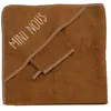 Trois Kilos Sept Cape de bain + gant Mini nous Camel (70 x 70 cm)