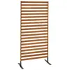 SWEEEK Paravent extérieur en bois. 80cm. acacia . intérieur. extérieur