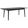 SWEEEK Table à manger extensible rectangulaire Lina. 6 à 8 places. 160 à 210cm.