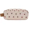 Trousse simple Coeurs Marron