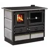 INTERSTOVES Cuisinière à bois MAGNUM MBS en fonte | Sortie côté droit - Pierre ollaire