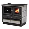 INTERSTOVES Cuisinière à bois MAGNUM MBS en fonte | Sortie côté gauche - Pierre ollaire