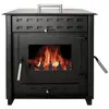 INTERSTOVES POÊLE À BOIS HUGO 9 - BÛCHES 50CM - Noir