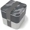 Lunch box - MONBENTO - MB Square - 1,7L - 100% hermétique - Micro-ondes compatible