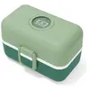 MONBENTO Boîte Repas Enfant - MB Tresor Vert Forest - Lunch Box 3 Comp...