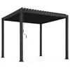 SWEEEK Pergola bioclimatique aluminium anthracite Triomphe 3x3 m lames orientables