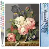 Figured'Art Schilderen op Nummer Volwassenen canvas Boeket van wilde b...