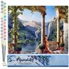 Figured'Art Schilderen op Nummer Volwassenen canvas Een godin aan de w...
