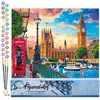 Figured'Art Schilderen op Nummer Volwassenen canvas Londen in de lente...