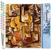 Figured'Art Schilderen op Nummer Volwassenen canvas Picasso viool en d...