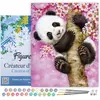 Figured'Art Schilderen op Nummer Volwassenen met lijst - Baby Panda - ...