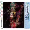 Figured'Art Schilderen op Nummer Volwassenen canvas Geschilderde vrouw...