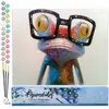 Figured'Art Schilderen op Nummer Volwassenen canvas Kikker en brillen ...