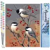 Figured'Art Schilderen op Nummer Volwassenen canvas Vogels en fruitboo...