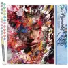 Figured'Art Schilderen op Nummer Volwassenen canvas Abstract vrouwelij...