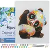 Figured'Art Schilderen op Nummer Volwassenen met lijst - Panda met bri...