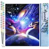 Figured'Art Schilderen op Nummer Volwassenen canvas Planetaire Systeem...