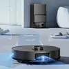 Robot aspirateur laveur LIDAR connecté avec base de vidage EZIclean® P...