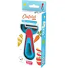 Couteau éplucheur CHEFCLUB Kids bleu et rouge