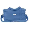 BEBEL Sac à langer 24-48h effet lin bleu capri