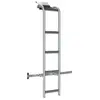 Echelle fixe aluminium sur porte droite