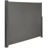 Paravent Extérieur Rétractable Canopée 160 x 300 cm Gris Anthracite