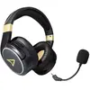 Stellplay Casque sans fil SteelPlay Metaltech Radiance pour PS5 PS4 Xbox Series XS Xbox One Nintendo Switch PC et Mac Noie et Or